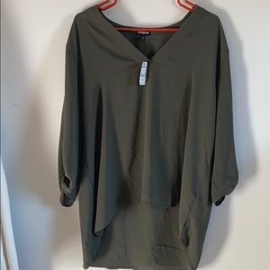 Express xl v neck blouse
